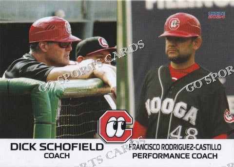 2024 Chattanooga Lookouts Dick Schofield Francisco Rodriguez Castillo
