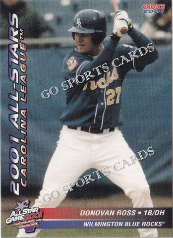 2001 California Carolina League All Star Game Donovan Ross
