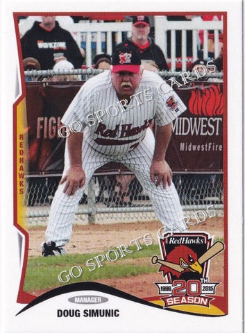 2015 Fargo Moorhead RedHawks Doug Simunic