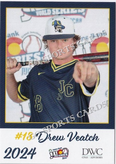 2024 Johnson County Community College Cavaliers JUCO Drew Veatch