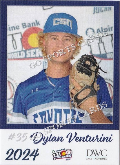2024 College of Southern Nevada Coyotes JUCO Dylan Venturini
