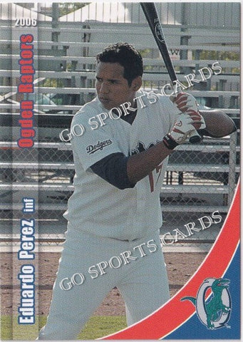 2006 Ogden Raptors Eduardo Perez