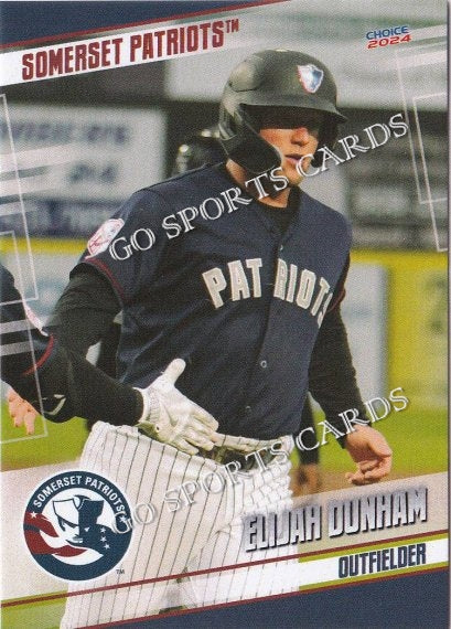 2024 Somerset Patriots Elijah Dunham