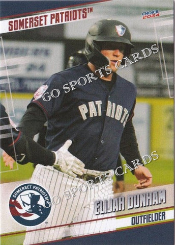2024 Somerset Patriots Elijah Dunham