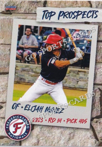 2023 Fredericksburg Nationals Top Prospects Elijah Nunez