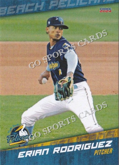 2024 Myrtle Beach Pelicans Erian Rodriguez