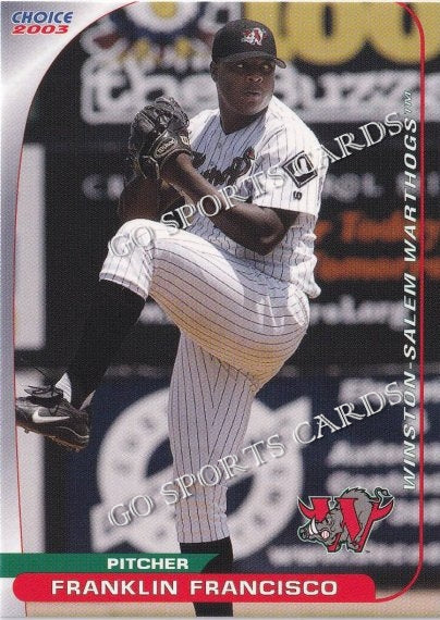 2003 Winston Salem Warthogs Franklin Francisco