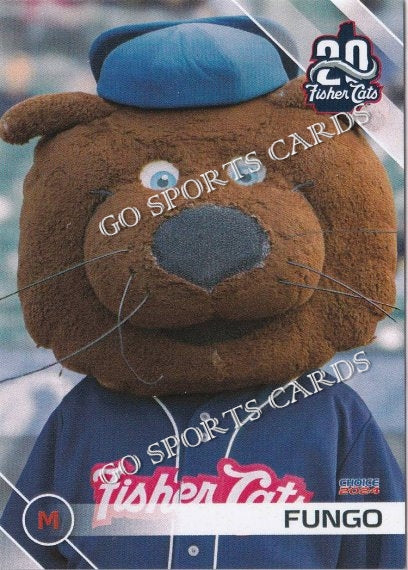 2024 New Hampshire Fisher Cats Fungo Mascot