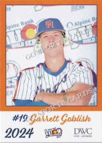 2024 Georgia Highlands College Chargers JUCO Garrett Goblish