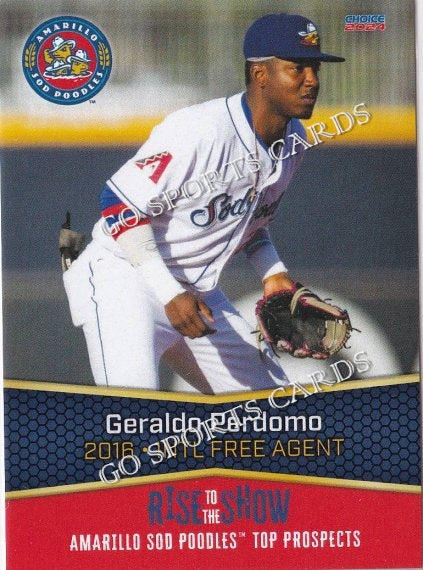 2024 Amarillo Sod Poodles Rise To The Show Geraldo Perdomo