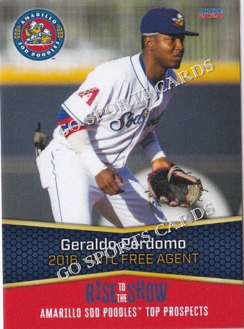2024 Amarillo Sod Poodles Rise To The Show Geraldo Perdomo