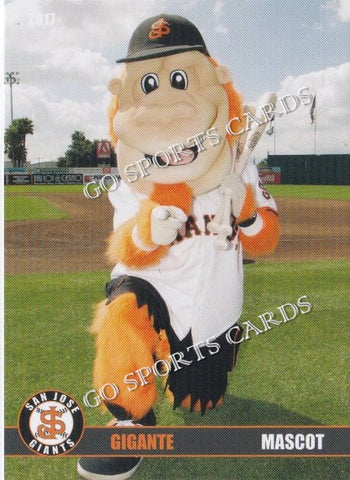 2017 San Jose Giants Gigante Mascot