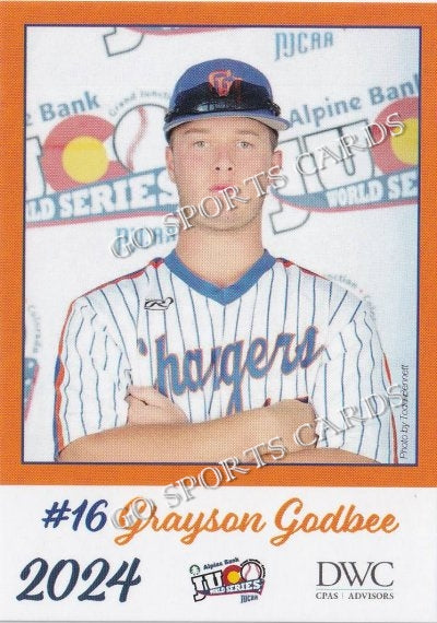 2024 Georgia Highlands College Chargers JUCO Grayson Godbee