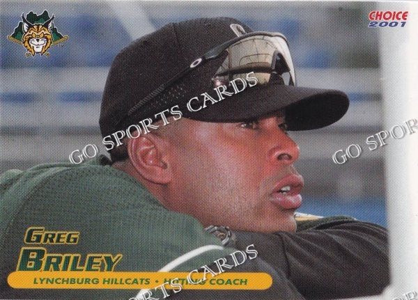 2001 Lynchburg Hillcats Greg Briley