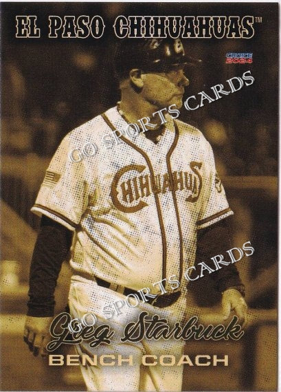2024 El Paso Chihuahuas Greg Starbuck