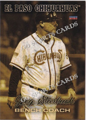 2024 El Paso Chihuahuas Greg Starbuck