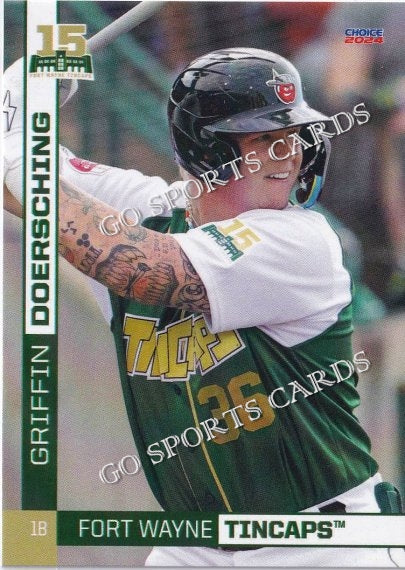 2024 Fort Wayne TinCaps Griffin Doersching
