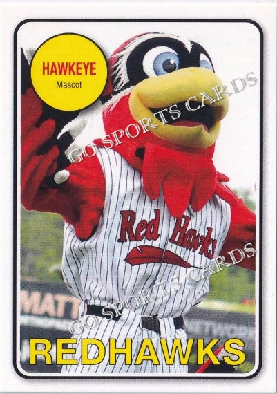 2013 Fargo Moorhead RedHawks Hawkeye Mascot