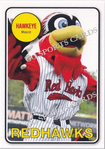 2013 Fargo Moorhead RedHawks Hawkeye Mascot