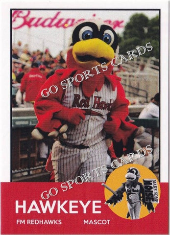 2016 Fargo Moorhead RedHawks Hawkeye Mascot