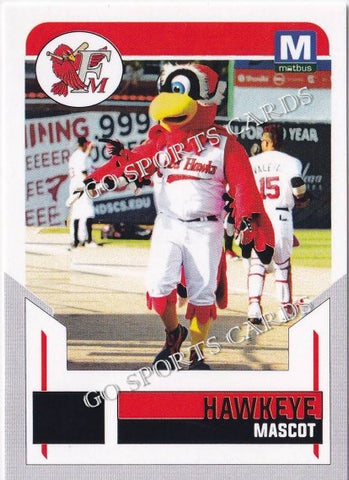 2017 Fargo Moorhead RedHawks Hawkeye Mascot