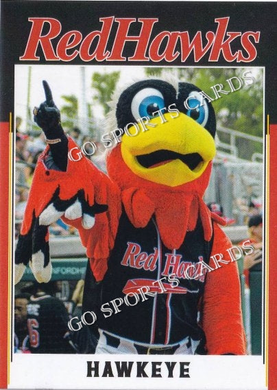 2023 Fargo Moorhead RedHawks Hawkeye Mascot