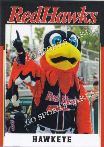 2023 Fargo Moorhead RedHawks Hawkeye Mascot
