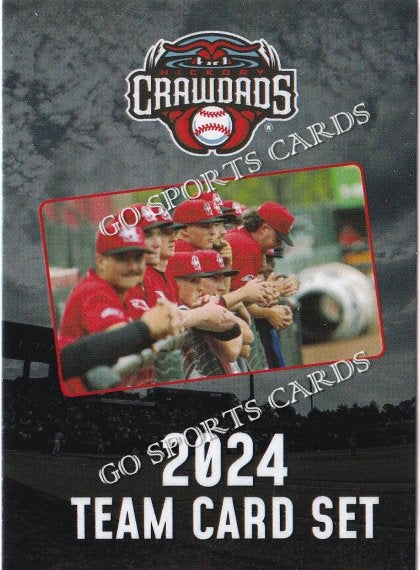 2024 Hickory Crawdads 2nd Header Checklist
