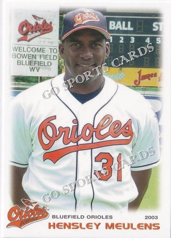 2003 Bluefield Orioles Hensley Meulens