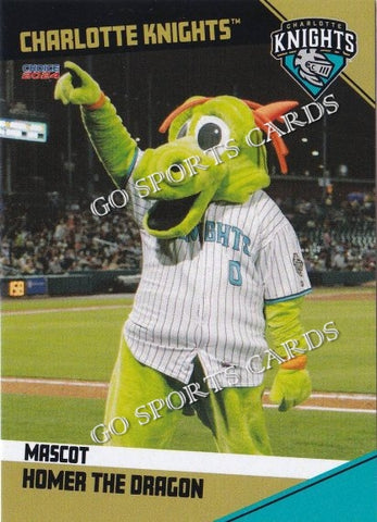 2024 Charlotte Knights Homer Mascot
