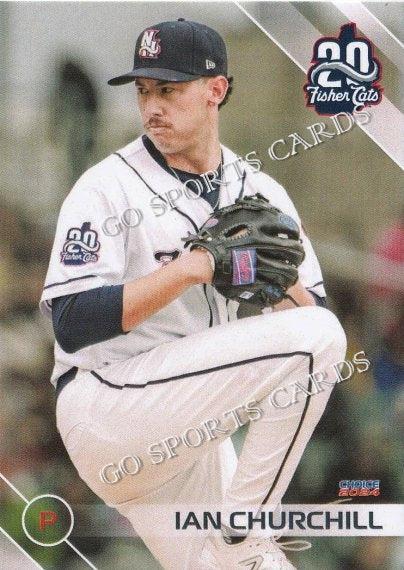 2024 New Hampshire Fisher Cats Ian Churchill