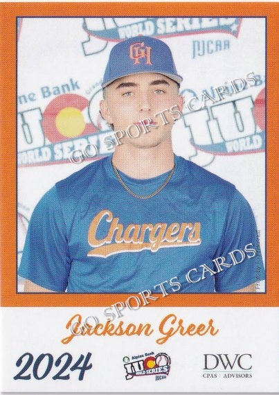 2024 Georgia Highlands College Chargers JUCO Jackson Greer