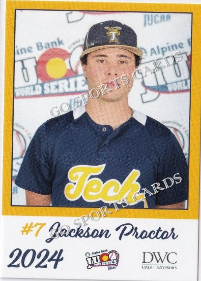 2024 Florence Darlington Technical College Stingers JUCO Jackson Proctor