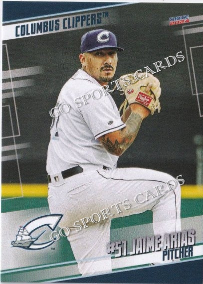 2024 Columbus Clippers Jaime Arias