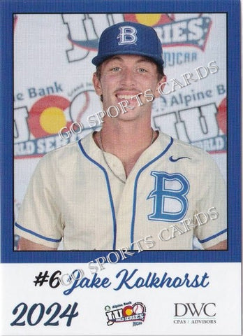 2024 Blinn College Buccaneers JUCO Jake Kolkhorst