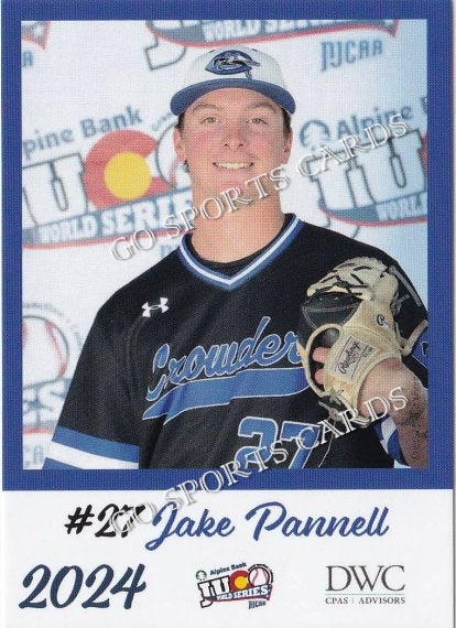 2024 Crowder College Roughriders JUCO Jake Pannell