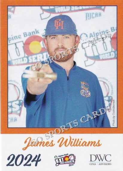 2024 Georgia Highlands College Chargers JUCO James Williams