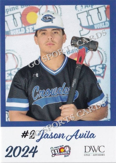 2024 Crowder College Roughriders JUCO Jason Avila