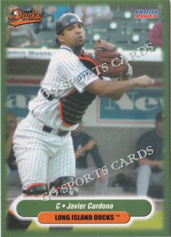 2003 Long Island Ducks Javier Cardona