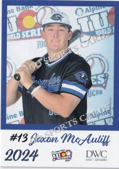 2024 Crowder College Roughriders JUCO Jaxon McAuliff