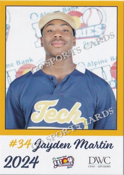 2024 Florence Darlington Technical College Stingers JUCO Jayden Martin