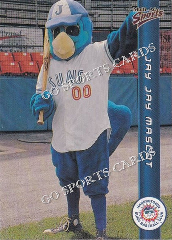1999 Hagerstown Suns Jay Jay Mascot