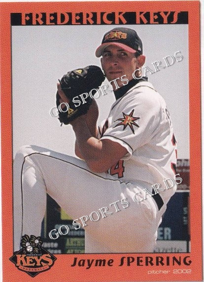 2002 Frederick Keys Jayme Sperring