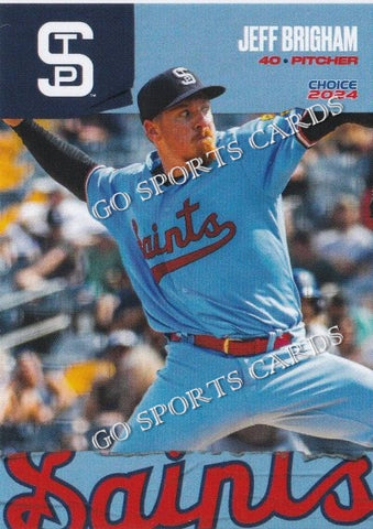 2024 St Paul Saints Jeff Brigham