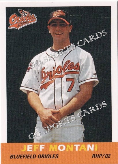 2002 Bluefield Orioles Jeff Montani