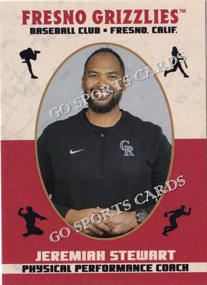 2024 Fresno Grizzlies Jeremiah Stewart
