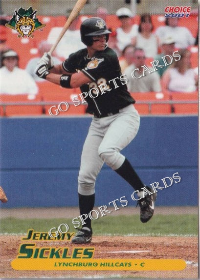 2001 Lynchburg Hillcats Jeremy Sickles