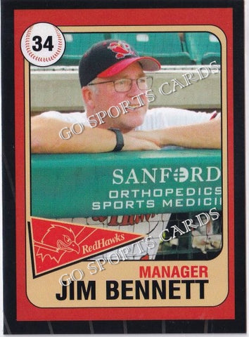 2019 Fargo Moorhead RedHawks Jim Bennett