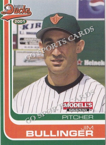 2001 Long Island Ducks Jim Bullinger