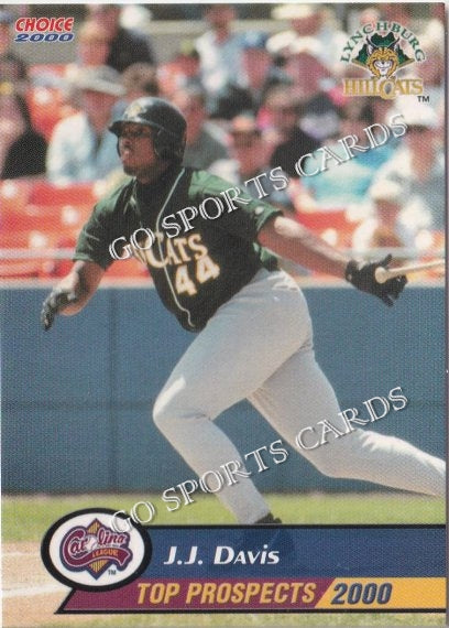 2000 Carolina League Top Prospects JJ Davis